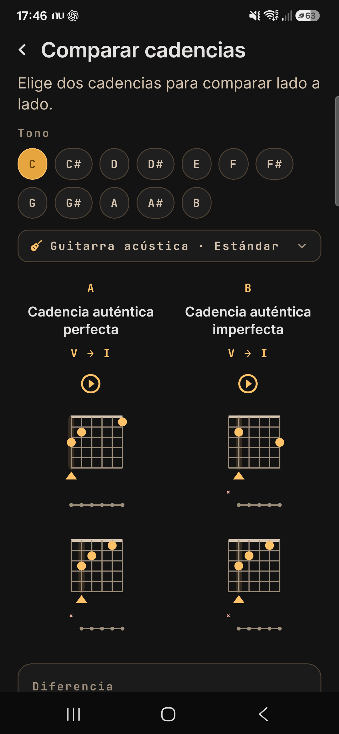 cadence compare