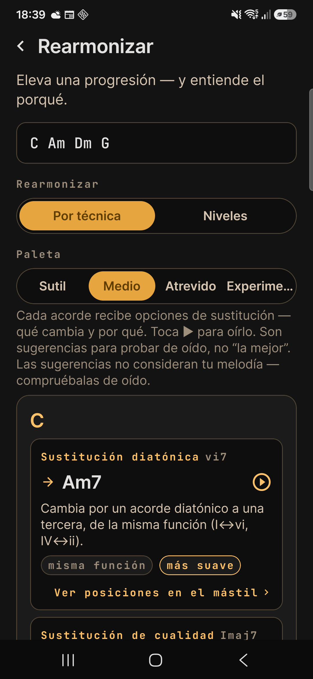 reharmonize